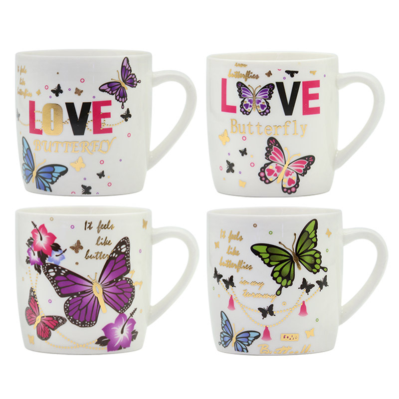 情人节蝴蝶咖啡杯