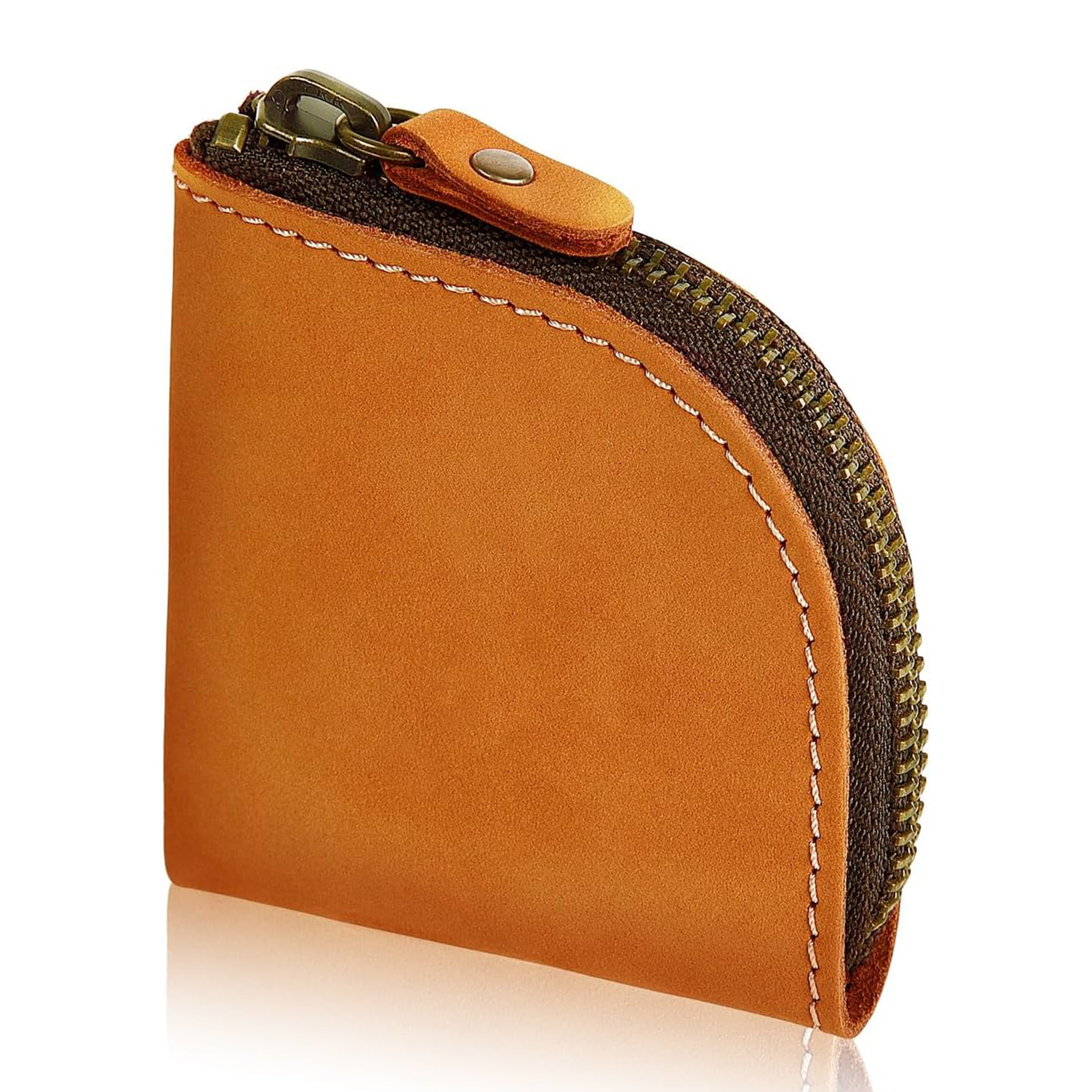 Monedero de almacenamiento multifuncional de estilo japonés transfronterizo RFID bolso de tarjeta pequeño con cepillo antirrobo bolso de moneda de cuero simple para hombre