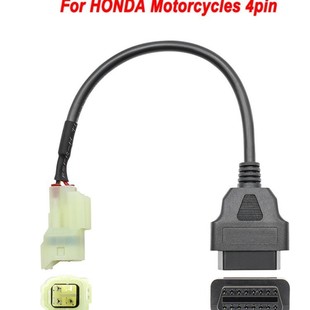 Honda 4 pin to 16pin for Motorcycle 4Pin OBD�D�Ӿ��\���x