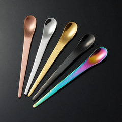 Stainless steel 430 ice cream spoon, popular personalized seasoning spoon, small medicine spoon, dessert spoon, coffee spoon, stirring spoon, marking spoon