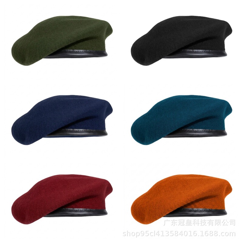Wholesale In-Stock Wool Berets, Military Berets, European and American Army Berets, Student Berets, French-Style Berets, Korean-Style Men's Berets Wholesale In-Stock Wool Berets, Military Berets, European and American Army Berets, Student Berets, French-Style Berets, Korean-Style Men's Berets