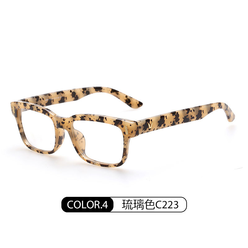 Nuevo estilo Coreano cuadrado gafas lisas 8084 gafas unisex marco puede ser equipado con miopía artística retro gafas lisas