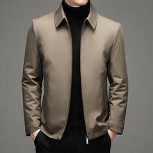 行政夹克羽绒服男可拆卸内胆中年领导爸爸装专柜正品冬季加厚外套