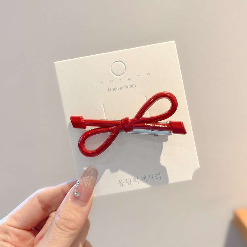 Horquilla de metal de alta calidad para otoño e invierno clip para flequillo en la frente femenina