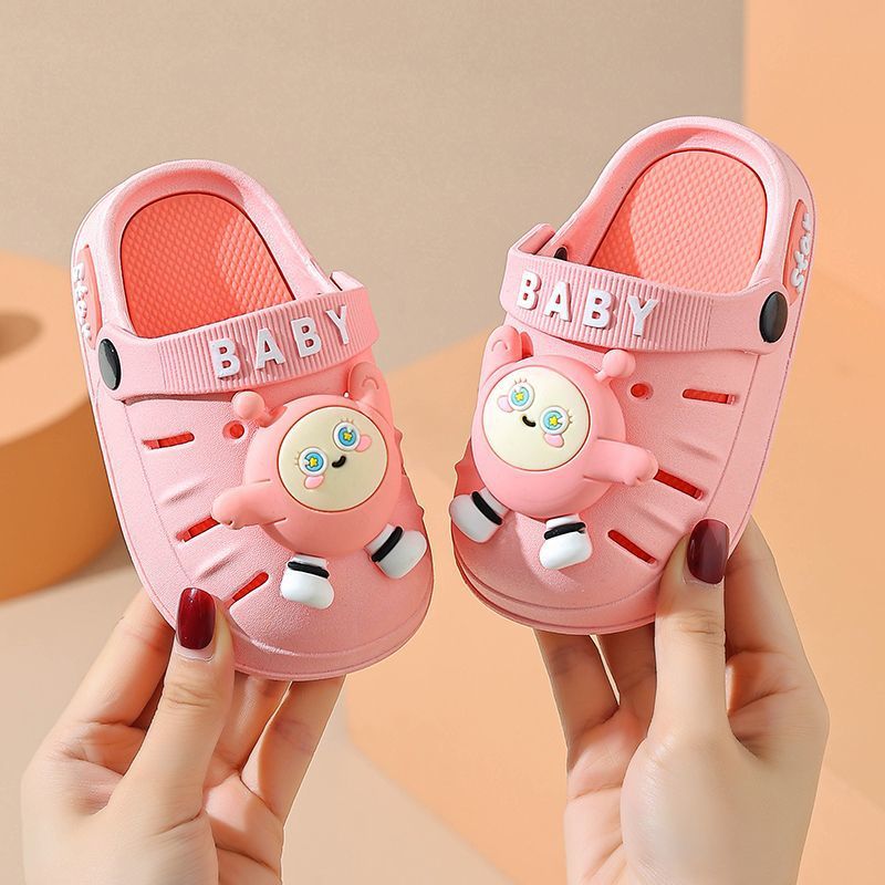 Zapatillas infantiles princesa de verano lindo interior pisar mierda sensación de dibujos animados baño antideslizante padre-hijo zapatillas frías image 13