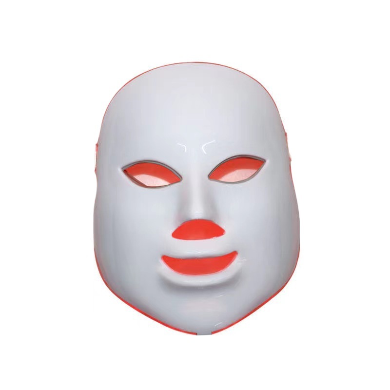Foreign Trade Cross-Border Photon Mask Beauty Device, Home-Use Large Panel Light, Red and Blue Light, Seven-Color Beauty and Skin Rejuvenation Device