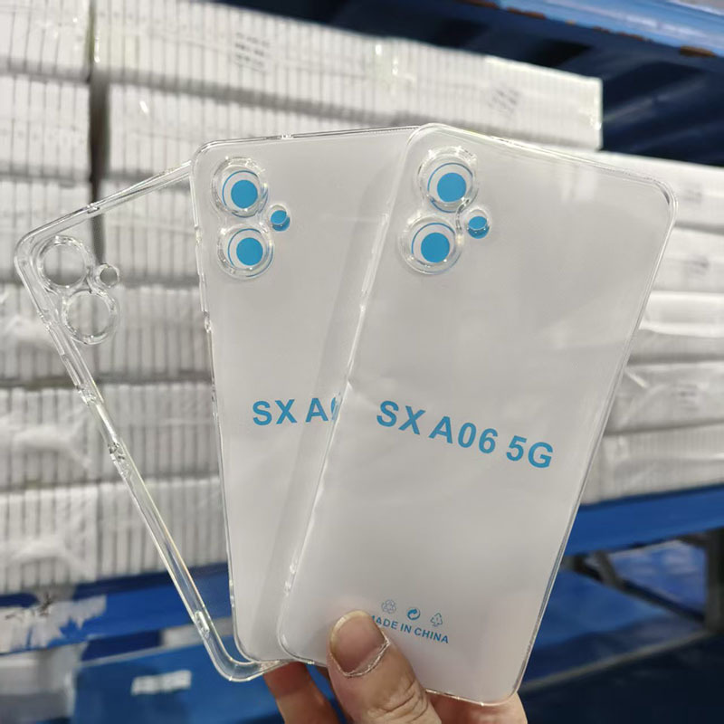 Suitable for Samsung A06 A05 A07 A01 1.5mm Straight Edge High Transparent Tpu Mobile Phone Case Material Clear Water Cover