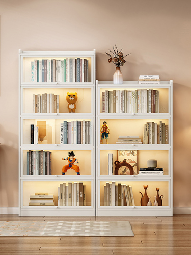 Bookshelf rack floor-standing non-solid wood children's simple bookcase space-saving student desk multi-layer storage rack home