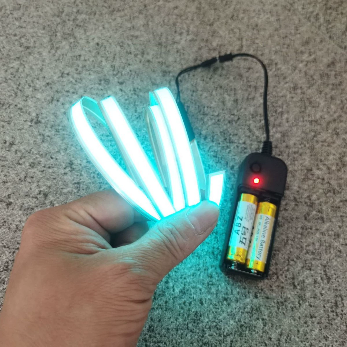 1 см ширина 1 м длина EL холодный свет бар источник света производство рекламная подсветка прическа ночное освещение Холодный свет рекламная пленка