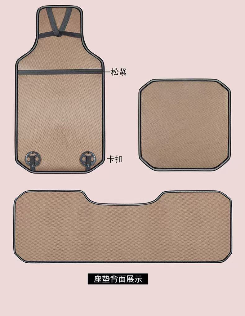 Car Cushion Seat Cushion Summer Summer Wooden Beads Single Beads Breathable Cool Mat Four Seasons Universal Ventilated Truck Cool Mat