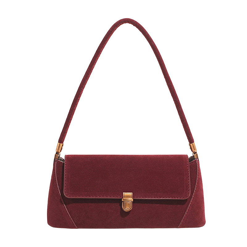 Diseño de nicho de textura transfronteriza de alto nivel bolso de palo de mano para mujeres ventas calientes nuevas bolsas de hombro de estilo extranjero bolsas de brazo de moda image 8