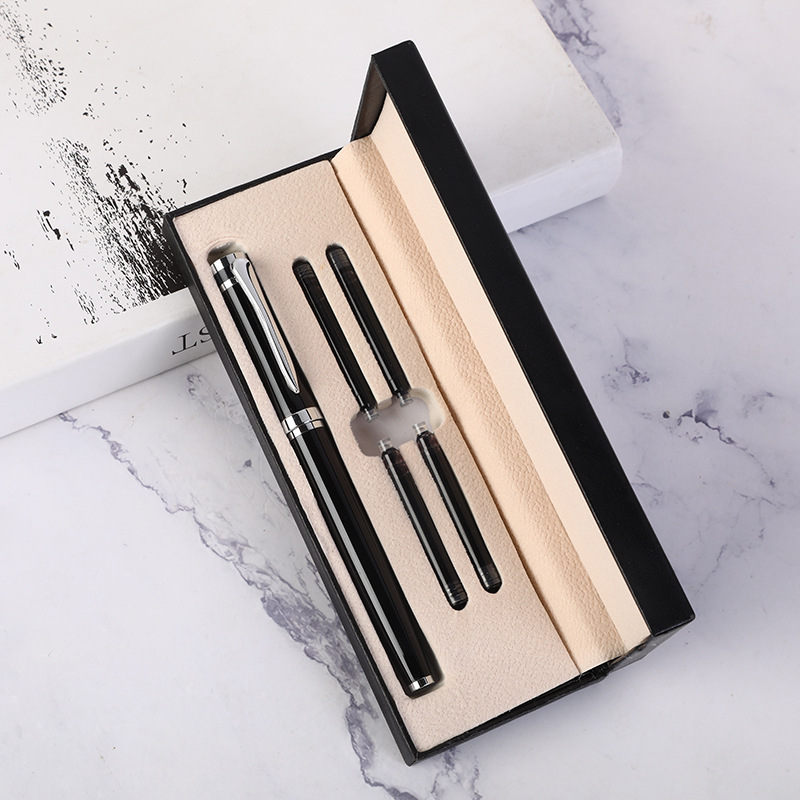 Ballpoint pen set corporate event annual meeting commemorative gifts business advertising gifts pen calligraphy pen imprint logo 