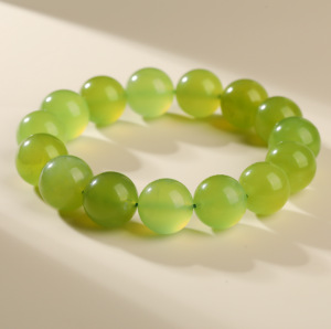 천연 포도 옥 팔찌