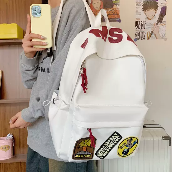 书包高颜值ins森系潮酷欧美风双肩包小学生男女书包大容量背包