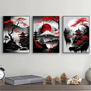 �ձ���Ȼɽˮ����ֲ�ﺣ���ɫ�����īˮˇ�g����ӡˢƷ�͏d�b�