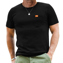 2025新款短袖t恤男士圆领纯色低领打底衫内搭修身半袖体恤工作服