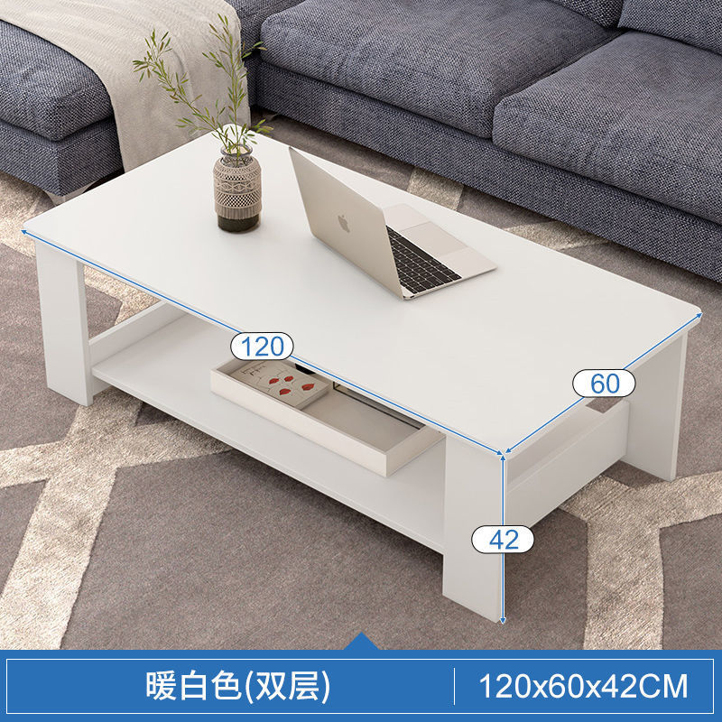 Mesa de té para el hogar, sala de estar, mesa de té simple, creativa moderna, tabla de piso, dormitorio de borde redondo, mesa de segundo piso