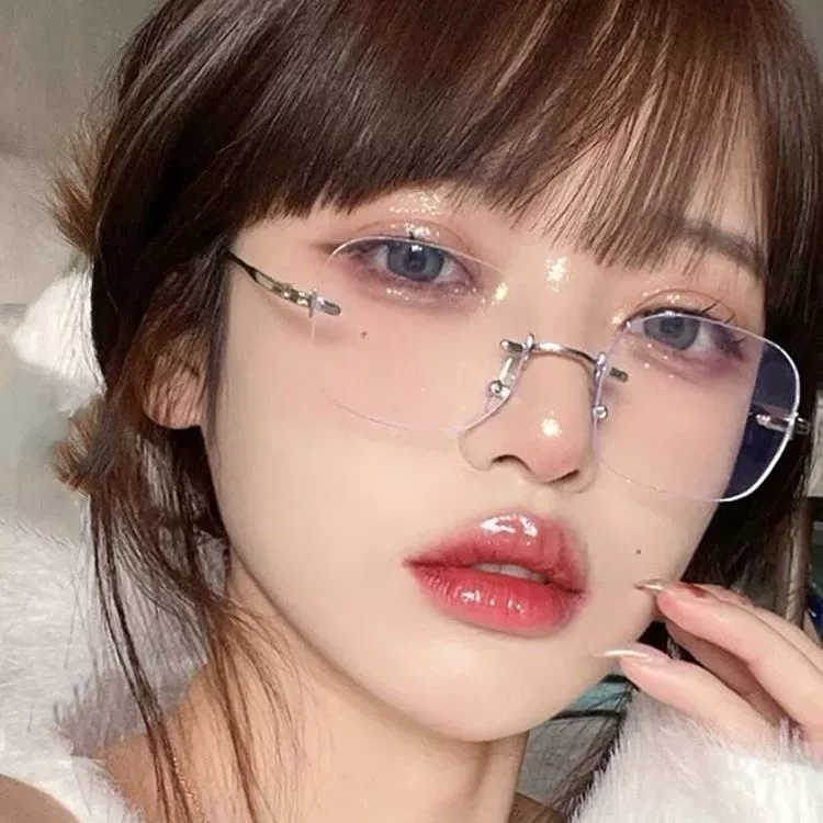 Очки для близорукости Jennie без оправы с медной вставкой, антисиний свет, защита глаз женского типа