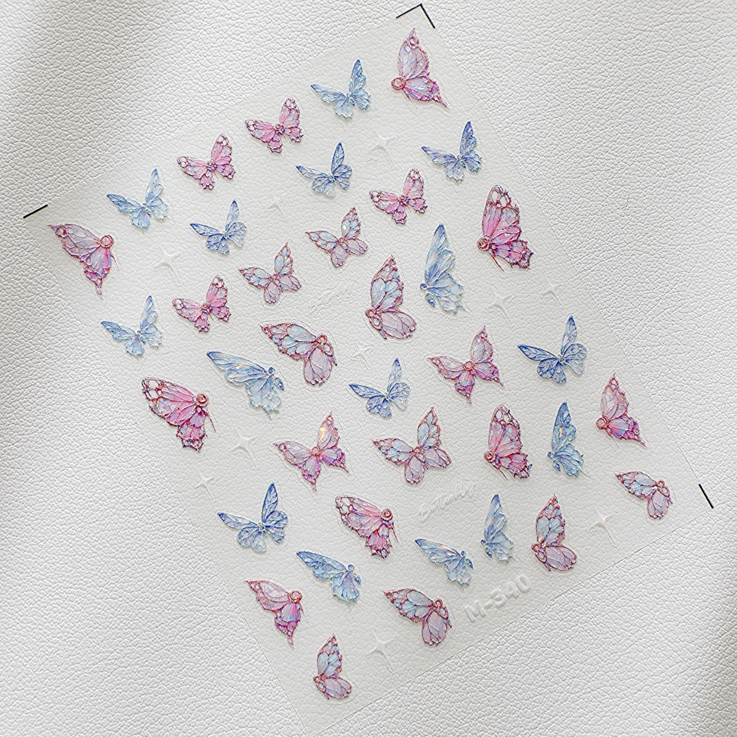 Pink and blue butterfly