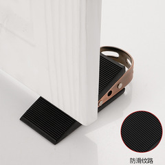 304不鏽鋼門塞門頂阻門器木門限位器免打孔防撞橡膠門阻防風門擋