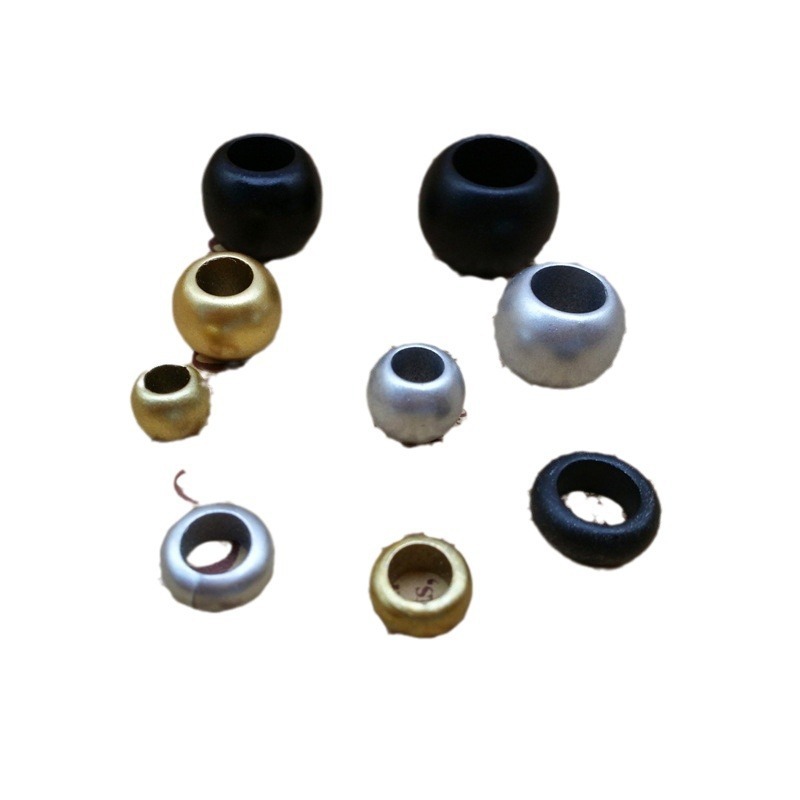 直販夏absプラスチック塗装亜金亜銀亜黒大穴丸珠diyアクセサリーメーカー卸売り|undefined