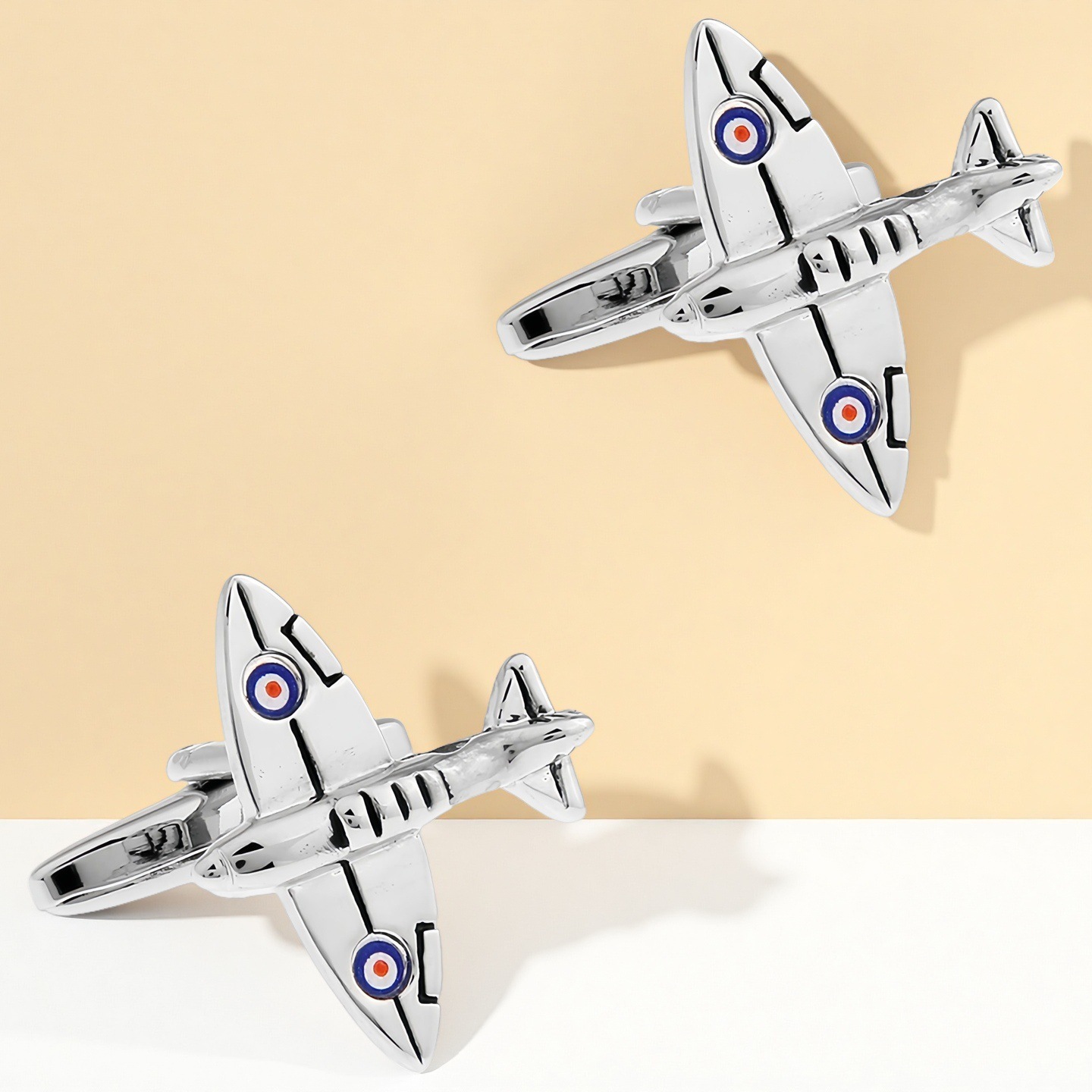 High Quality French Cufflinks Cuff Cuffs Men's cufflinks Pictographic Cufflinks Space Shuttle Fighter