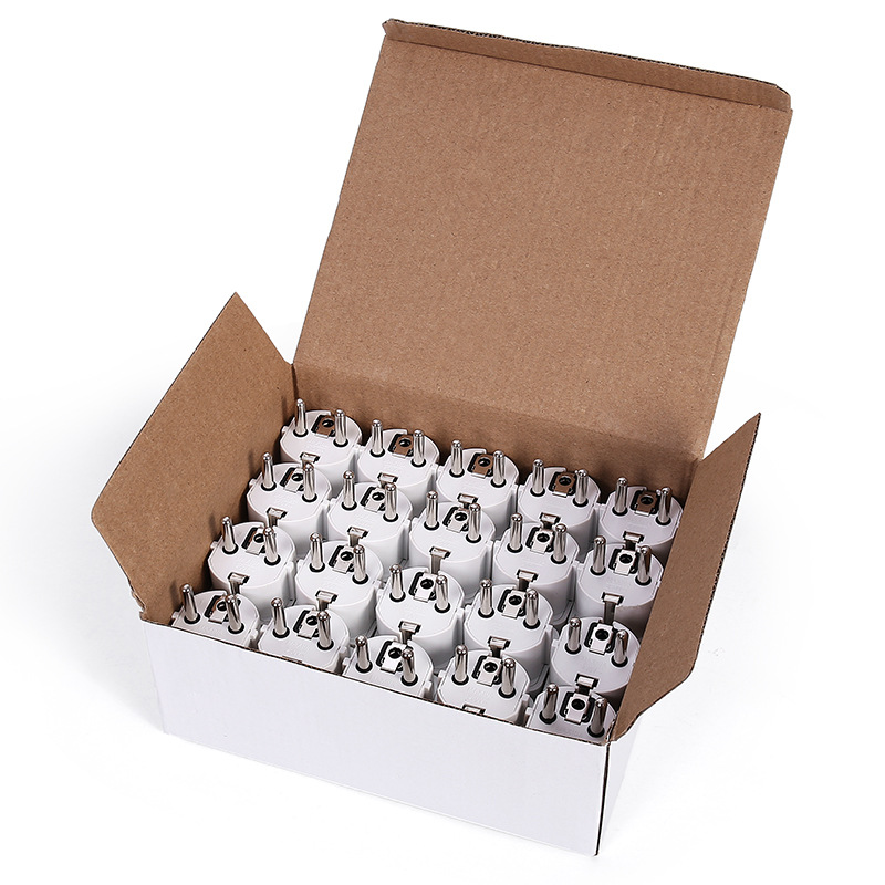 Enchufe de conversión estándar alemán Enchufe de viaje europeo Enchufe de múltiples funciones estándar europeo Francés Corea del Sur Enchufe ruso Cobre