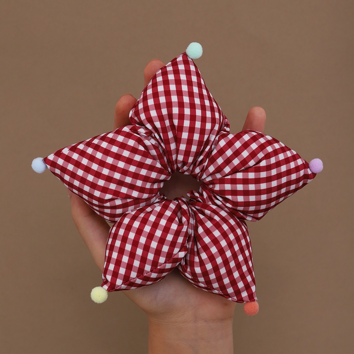 Color curry flores dulces flores del intestino delgado anillo de pelo para niños bolas de cabello cuerda de caballo correa de cabello para niñas