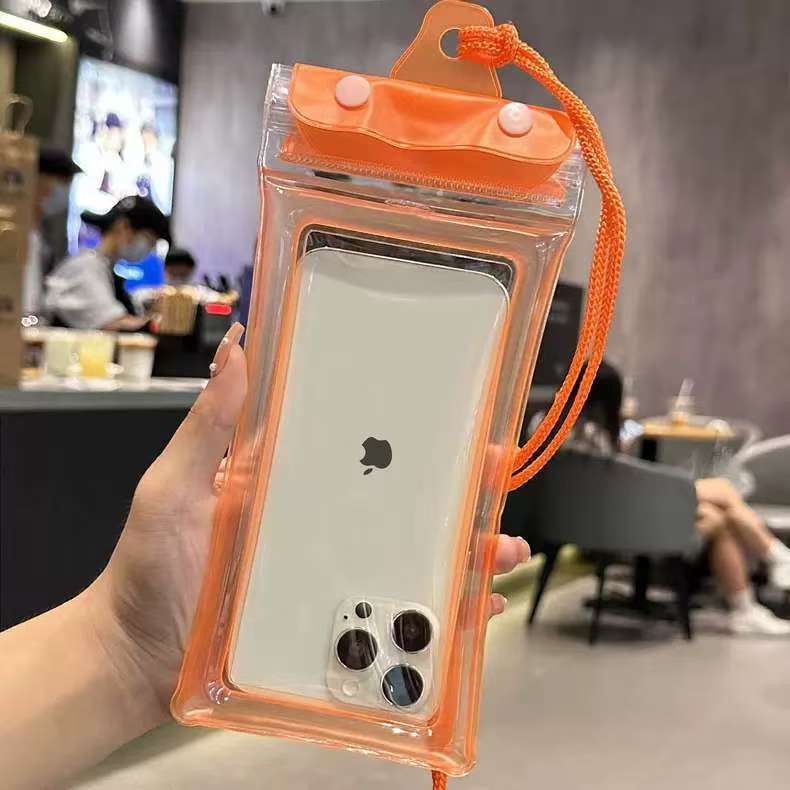 卸売ラフティング水の祭り防水ケース保護バッグ水泳エアバッグ携帯電話防水バッグレベル 8 防水タッチスクリーンプレイ|undefined