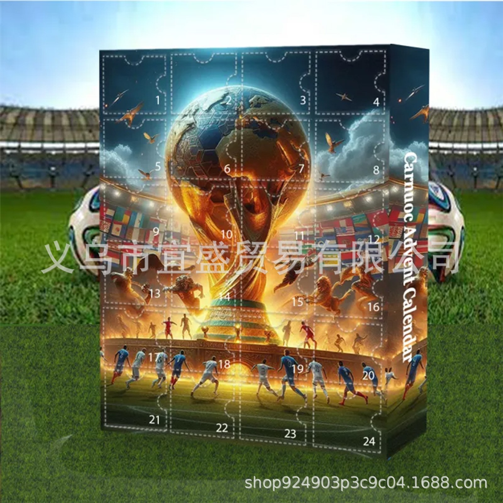 クロスボーダーサッカーブラインドボックスワールドカップpvcボールスター置物サッカーボールスターブラインドボックス降臨サッカー世界フィギュア