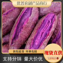 优普新鲜紫薯9斤整箱农家红薯批发紫心板栗番薯5斤现挖地瓜香甜
