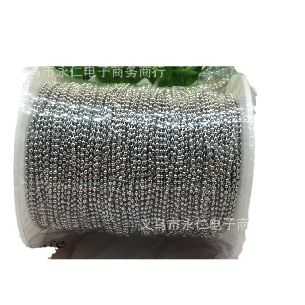 Круглые бусины из нержавеющей стали, аксессуар, аксессуары, 100 м