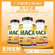 新品Maca capsule玛卡胶囊贴 牌批发跨境定 制O EM热卖亚马逊批发