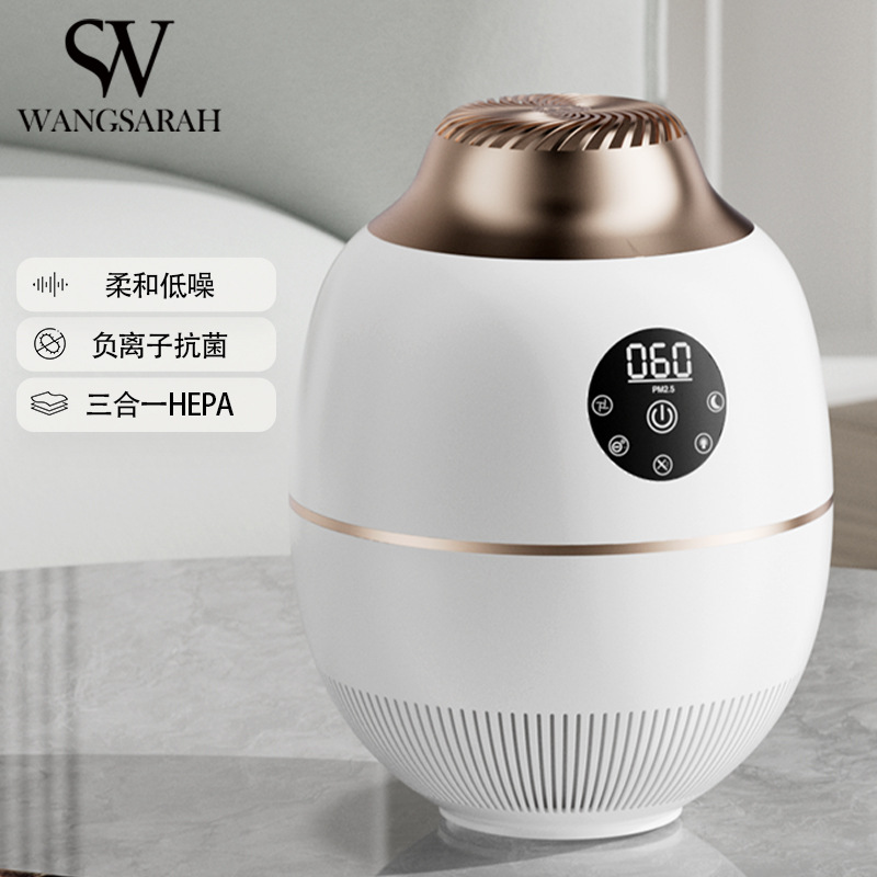 New desktop air purifier household small negative ion odor removal mute PM2.5 air purifier