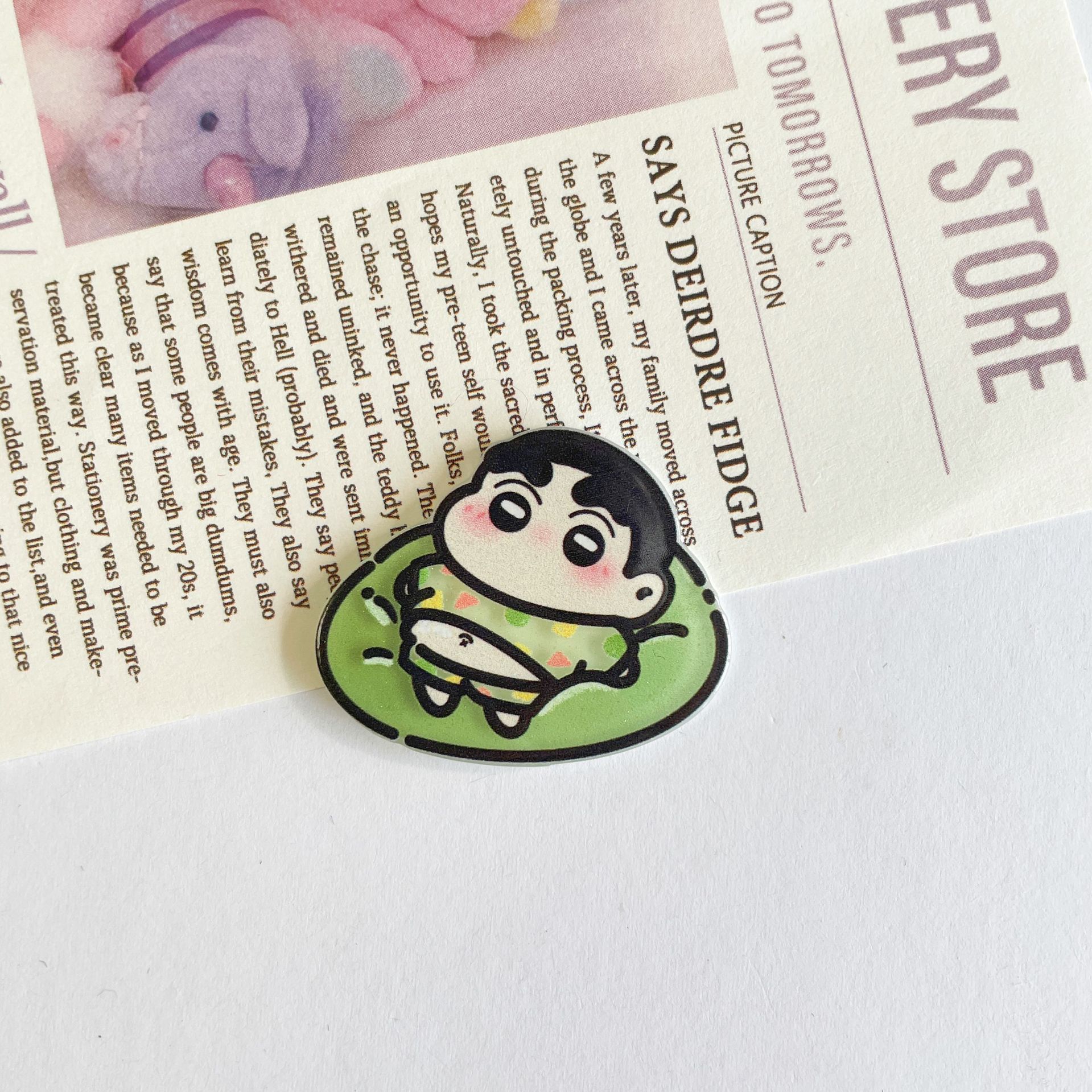 쿠션 크레용 작은 새 3.2cm * 2.6cm (싱글)