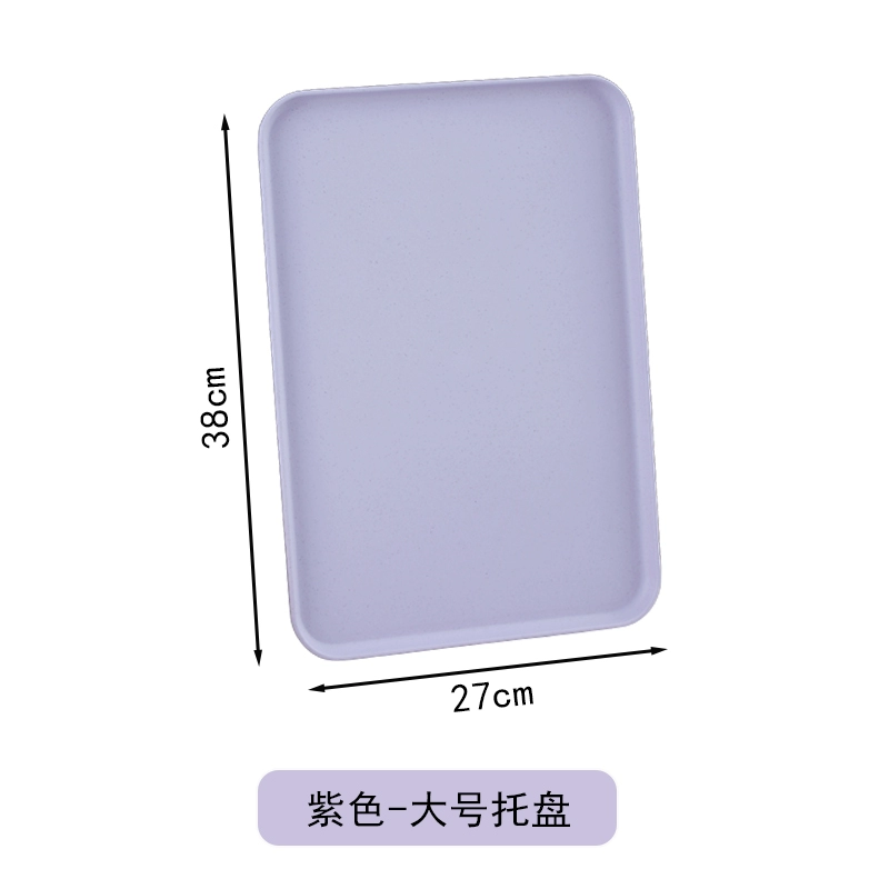 Scandinavian rectangular big plastic tea cup for home use with glass, fruit dinner plate for commercial use