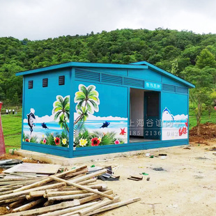 Huangshan Finished Public Toilet Scenic Area Mobile Toilet Amusement Park Children's Fun Toilet Factory Park Public Toilet Picture