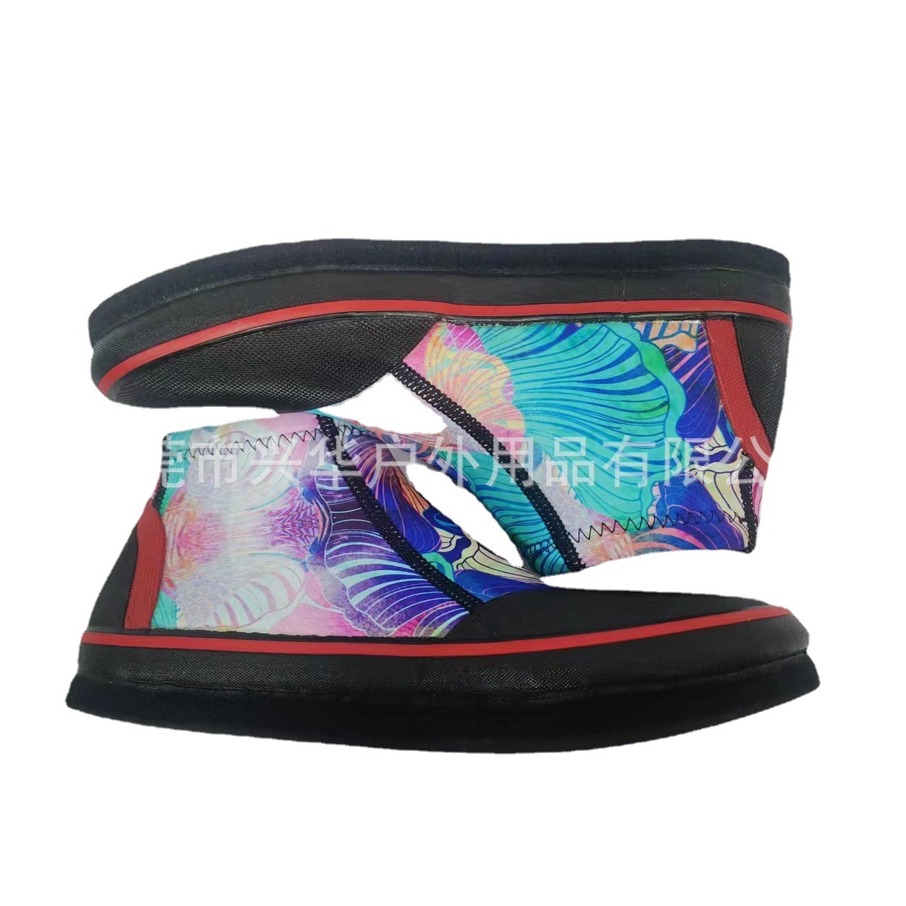Factory Ready-Made River-Tracing Shoes with Logo Printed Felt Sole Spikes, Vulcanized Shoes, Low-Top Diving Shoes, Vulcanized Shoes