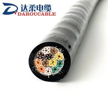 低压高屏蔽线缆36芯0.15平方线芯镀银两两双绞编织网总屏蔽耐油