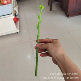仿真花枝配件 仿真手捧花仿真绣球花花枝 10叉绣球花杆大量批发