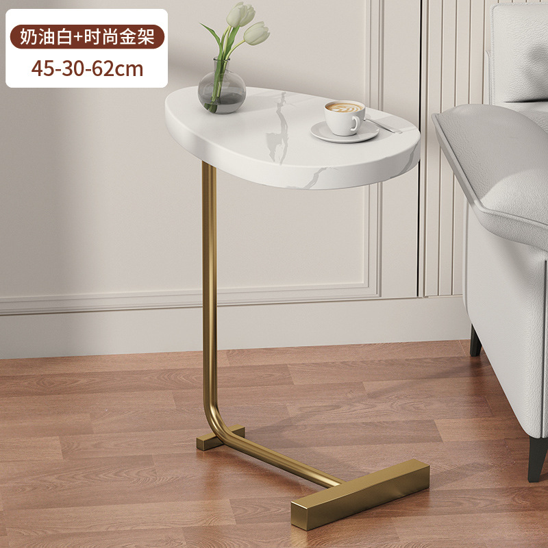 Sofá al lado de la sala de estar se puede mover mesa pequeña cabecera de la cama estante simple mini mesa de té de lujo