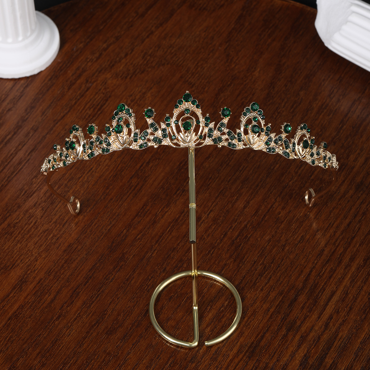 Diadema a corona per la sposa, tiara con strass, abito da sposa, 18° compleanno, accessorio per capelli da principessa, cristallo._voghion.com