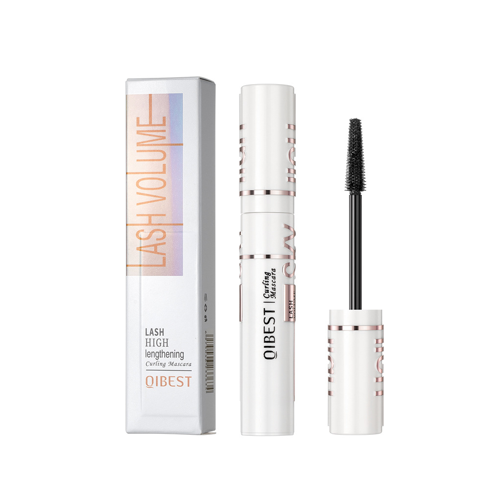 carina QIBEST waterproof, sweat proof, non smudging, slim, thick, curling and stretching double effect eye black_voghion.com