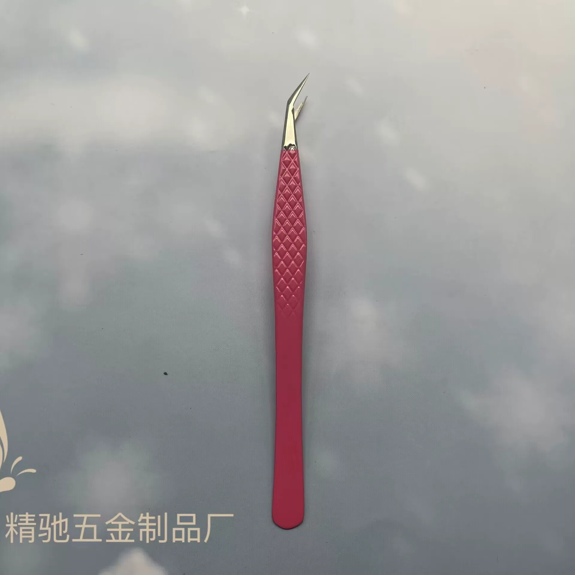 Eyelash extension, tweezers, eyelash curler