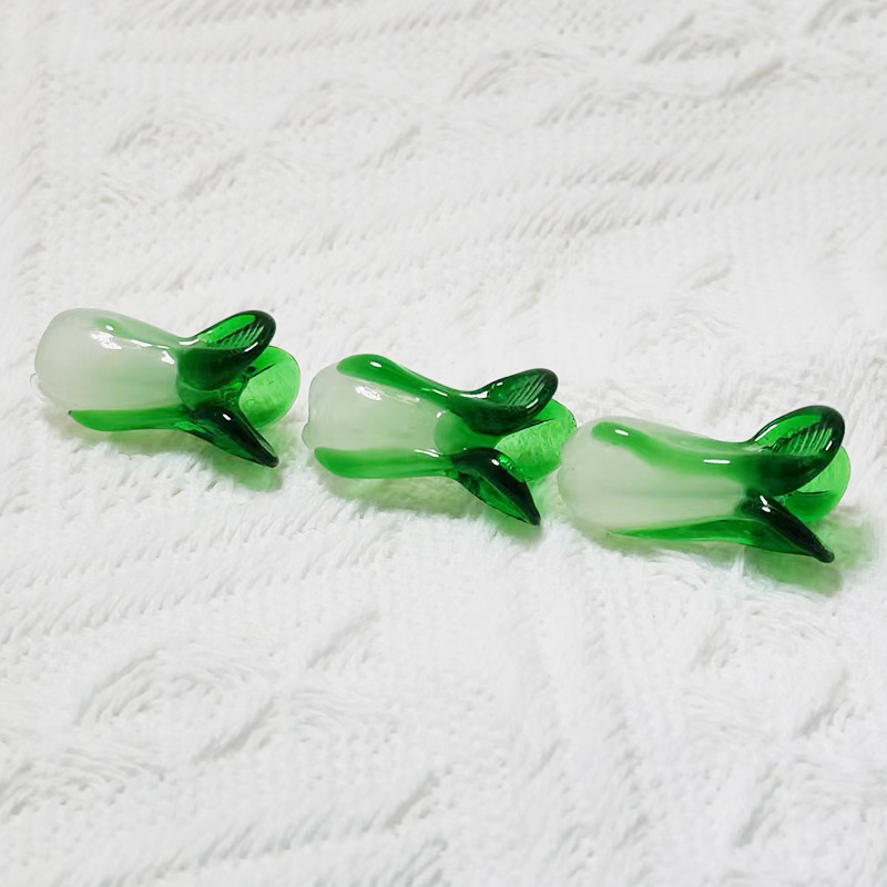 スルーホールエメラルドキャベツガラスビーズルースビーズクリスタルビーズ diy ジュエリーアクセサリーブレスレット素材ビーズブレスレット|undefined