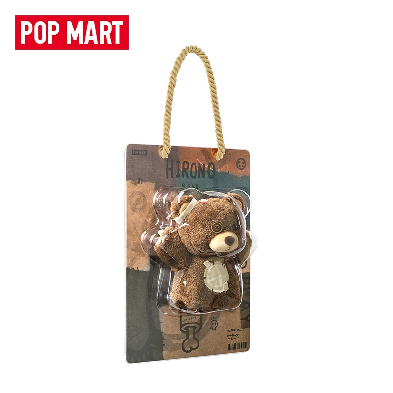 POP-MART пузырьковый. Мэтт Оно Хироно Медвежонок Плюшевый Кукольный Рукодельный Медведь Динозавр игрушка-подвеска подарок