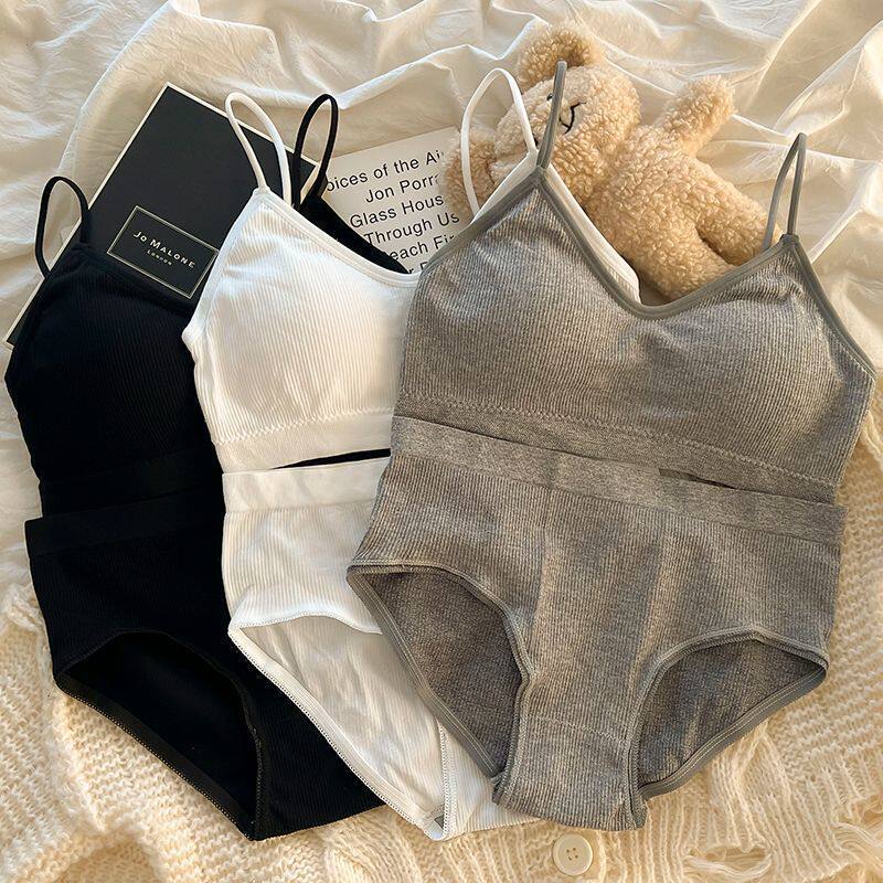 Teenage Girl Underwear Set Without Underwire, Anti-Sagging, Sports Beauty Back Strap, Student Style, Small Bra and Panties, 2026 New Model Teenage Girl Underwear Set Without Underwire, Anti-Sagging, Sports Beauty Back Strap, Student Style, Small Bra and Panties, 2026 New Model