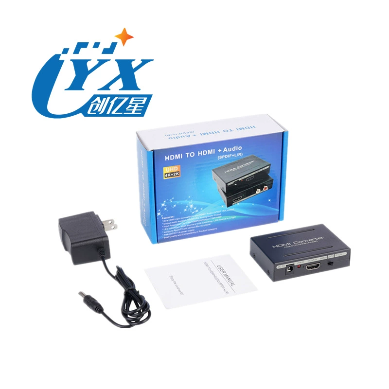 HDMI-аудио разделитель HDMI TO HDMI+Audio+SPDIF+R/L аудио сигнал конвертер питание