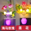 Xiao Night Light Control Colorful Gradient LED Energy Sauding Mushroom Lantern bed Heads Feed the Lights Lighting atmosphere Night Light