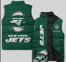 NFL棉服马甲32只橄榄球队3D数码印花背心潮流跨境大外贸运动风